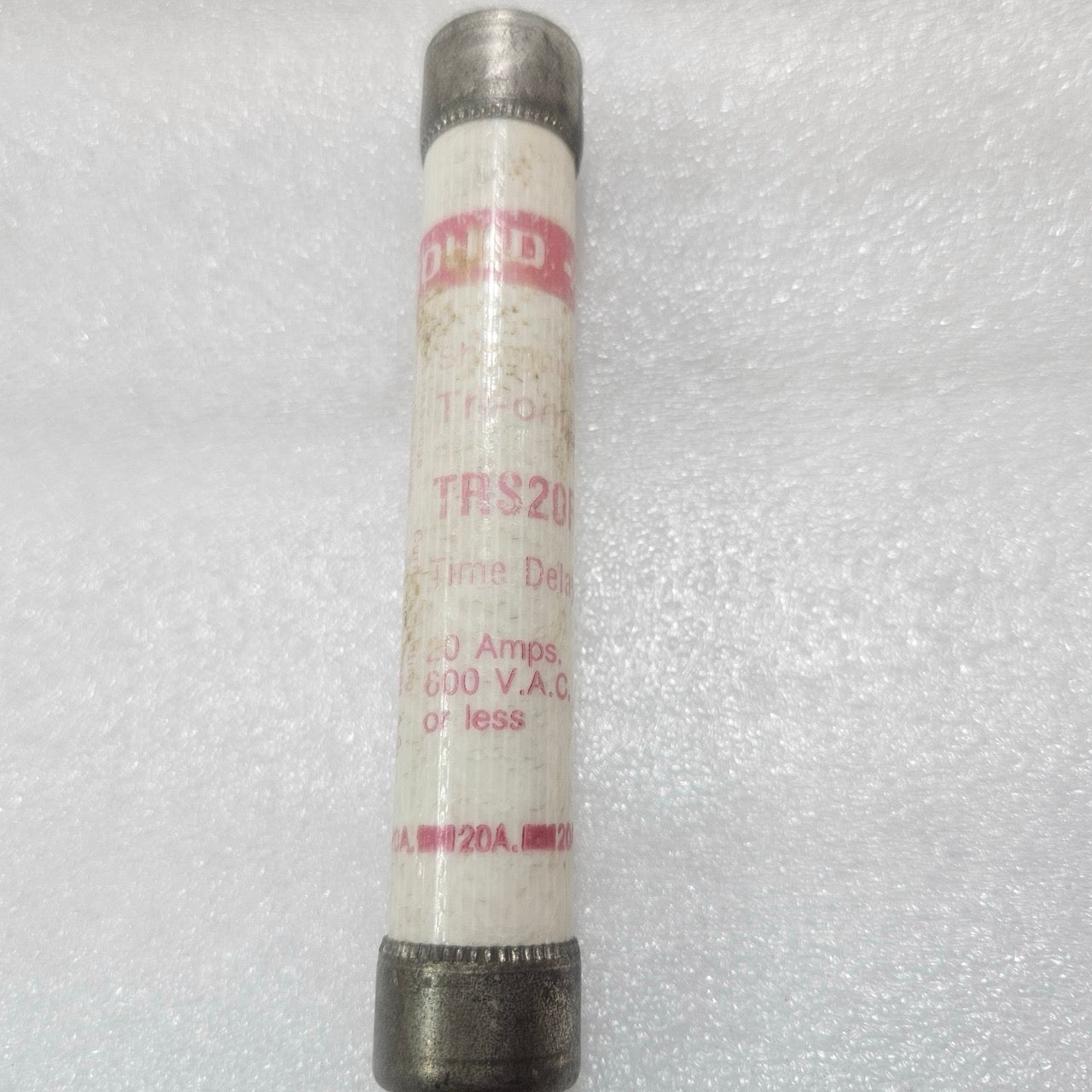TRI-ONIC TRS20R TIME DELAY FUSE 20A 600VAC BUSSMANN DUAL-ELEMENT SLOW BLOW INDUS