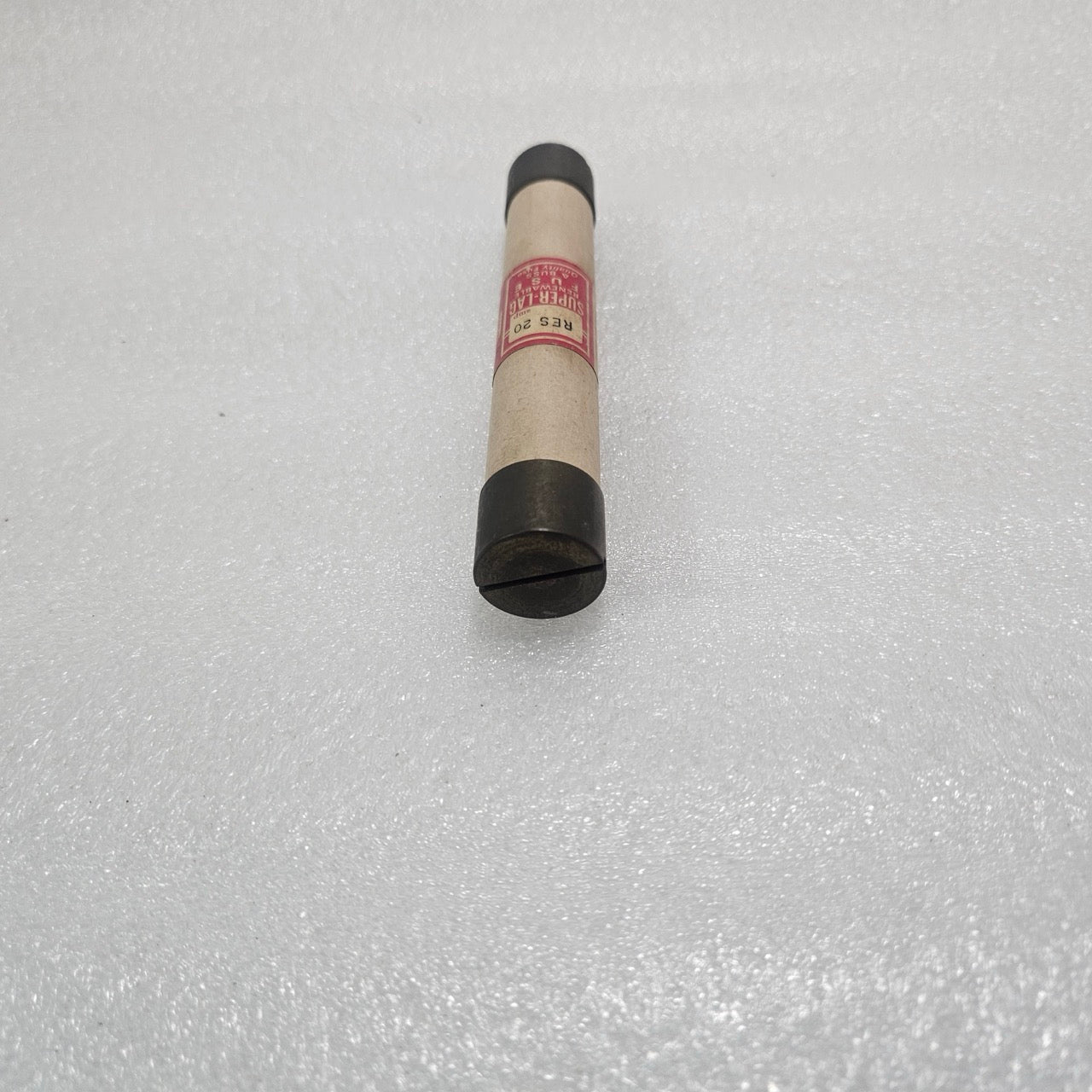 BUSSMANN RES-20 SUPER-LAG RENEWABLE FUSE 20A 600V AC UL LISTED INDUSTRIAL CARTRI