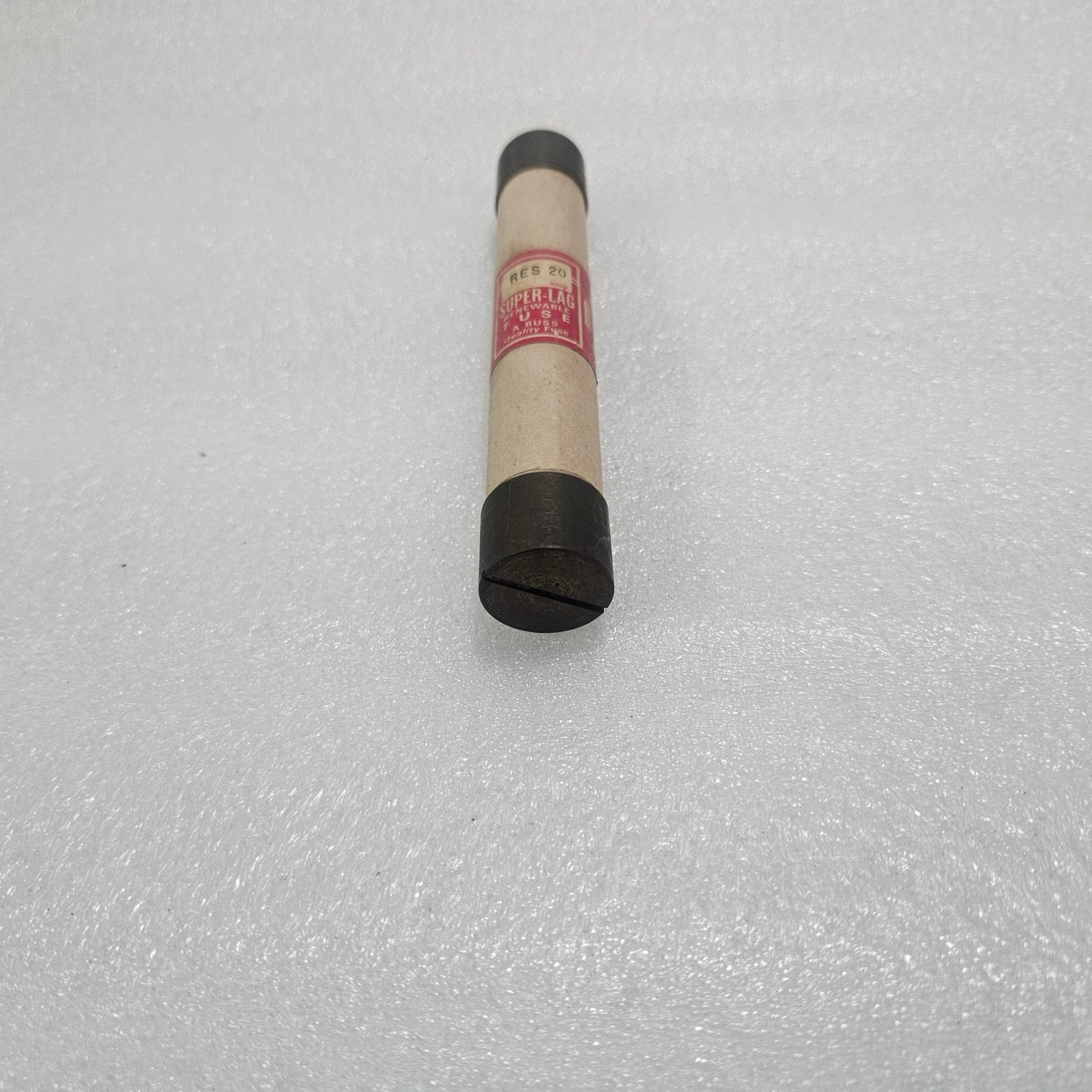 BUSSMANN RES-20 SUPER-LAG RENEWABLE FUSE 20A 600V AC UL LISTED INDUSTRIAL CARTRI