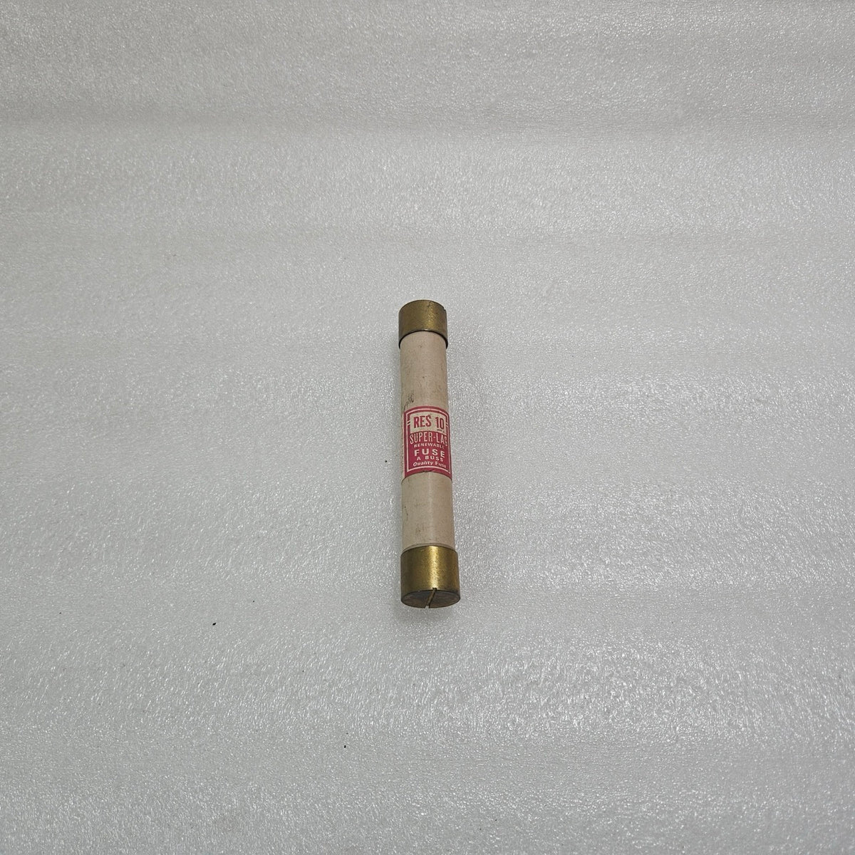 BUSSMANN RES-10 SUPER-LAG RENEWABLE FUSE 10A 600V INDUSTRIAL CARTRIDGE FUSE