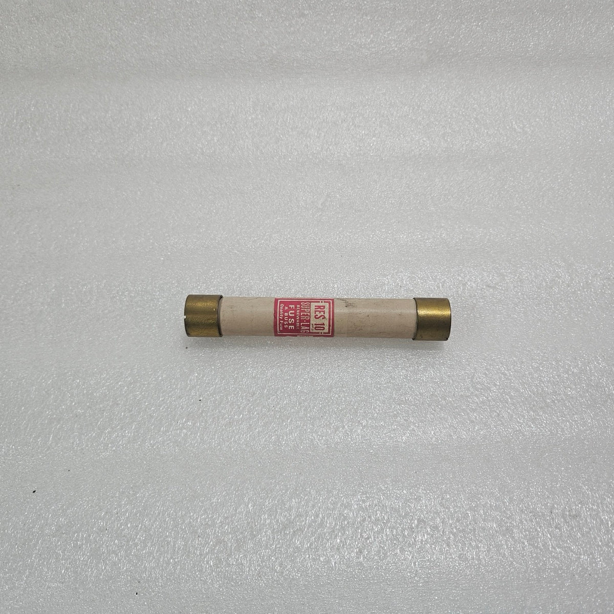 BUSSMANN RES-10 SUPER-LAG RENEWABLE FUSE 10A 600V INDUSTRIAL CARTRIDGE FUSE