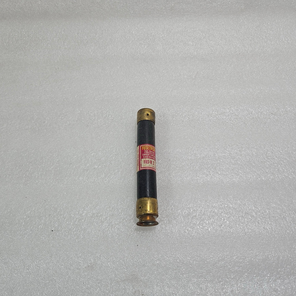 BUSSMANN FUSETRON FRS-R-2 DUAL ELEMENT TIME DELAY FUSE 2A 600V CLASS RK5