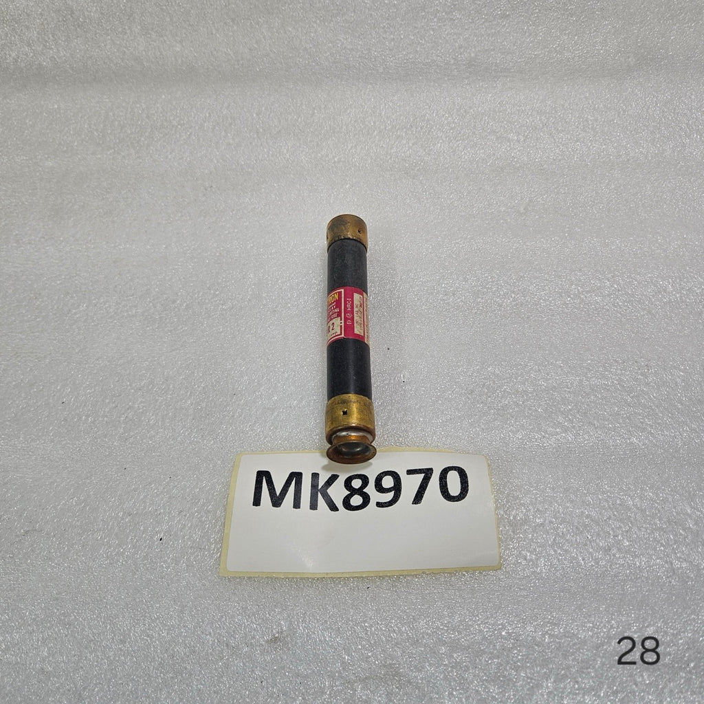 BUSSMANN FUSETRON FRS-R-2 DUAL ELEMENT TIME DELAY FUSE 2A 600V CLASS RK5