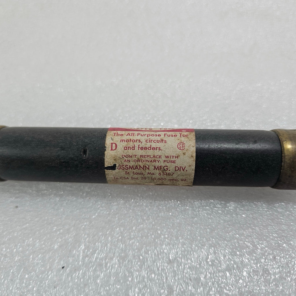 BUSSMANN FUSETRON FRS-2½ DUAL ELEMENT TIME DELAY FUSE 2.5A 600V CLASS RK5 CARTRI