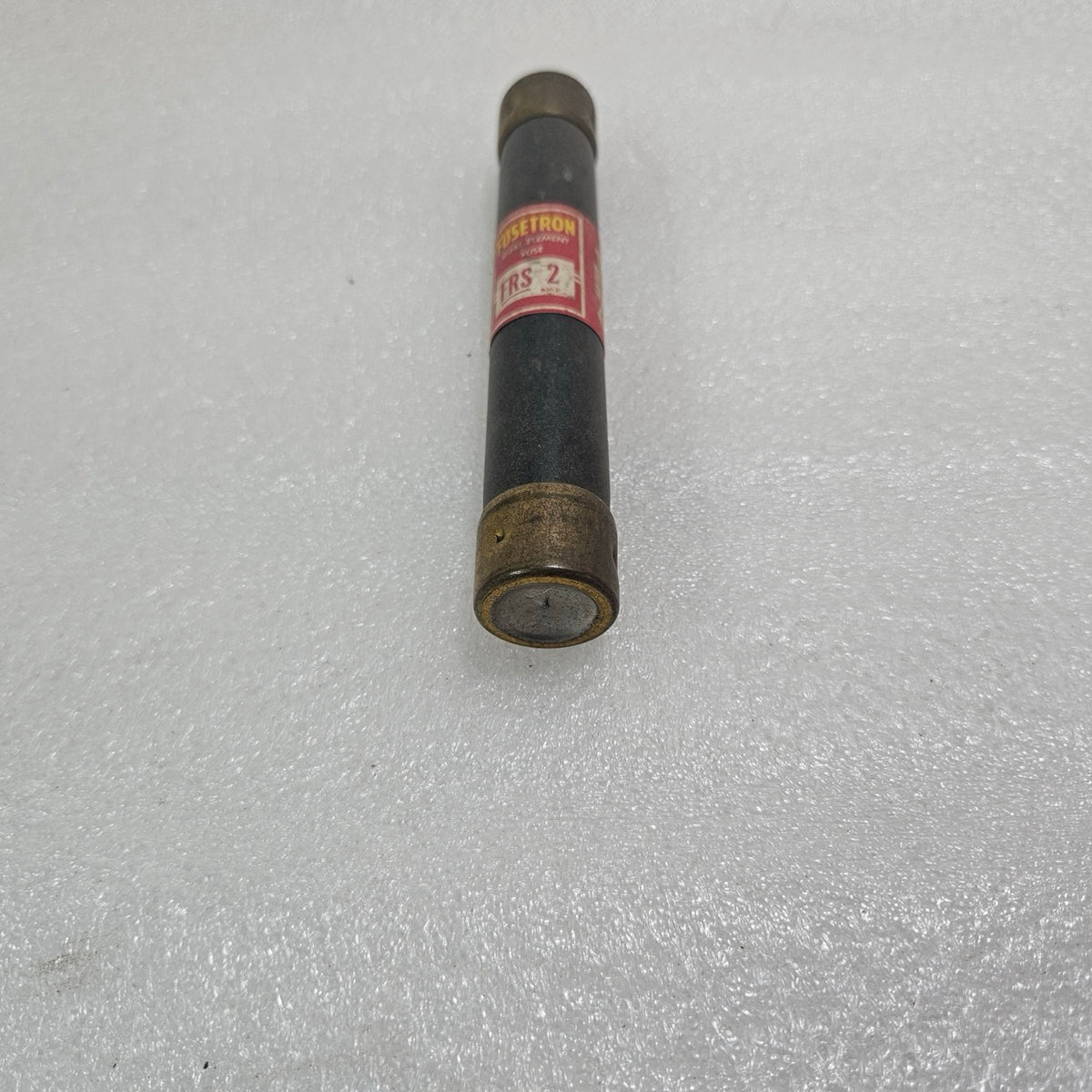 BUSSMANN FUSETRON FRS-2 DUAL ELEMENT TIME DELAY FUSE 2A 600V CLASS RK5 INDUSTRIA