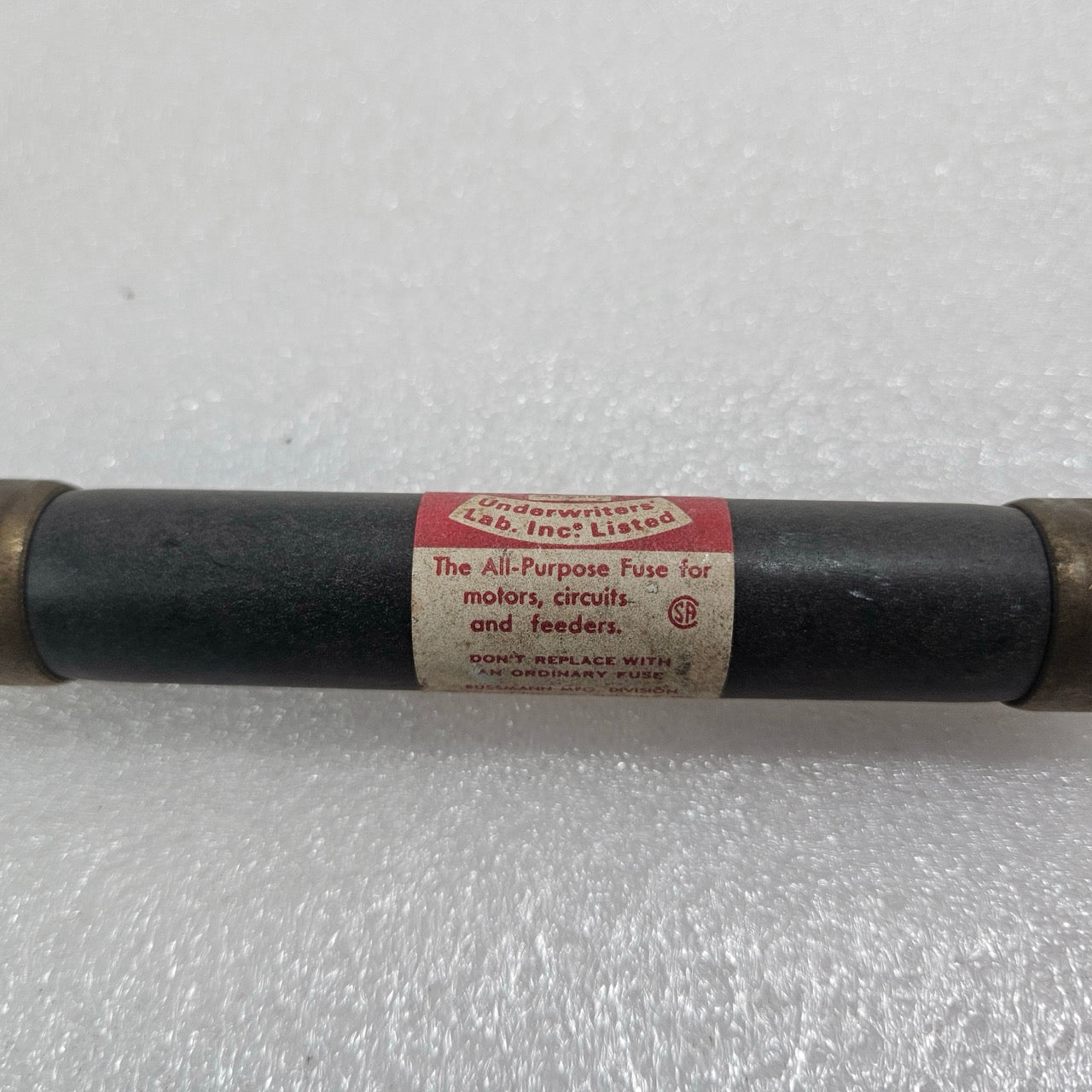 BUSSMANN FUSETRON FRS-2 DUAL ELEMENT TIME DELAY FUSE 2A 600V CLASS RK5 INDUSTRIA