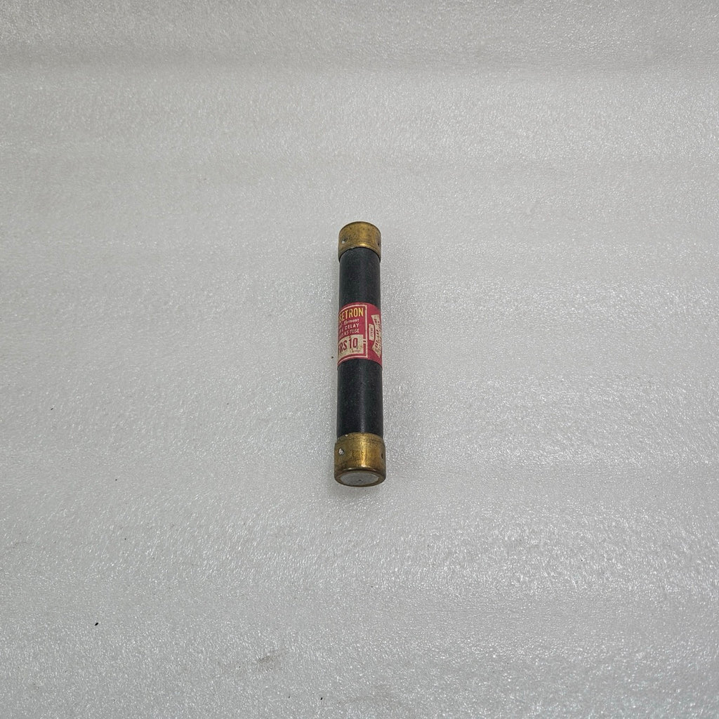 BUSSMANN FUSETRON FRS-10 DUAL ELEMENT TIME DELAY FUSE 10A 600V CLASS RK5 INDUSTR