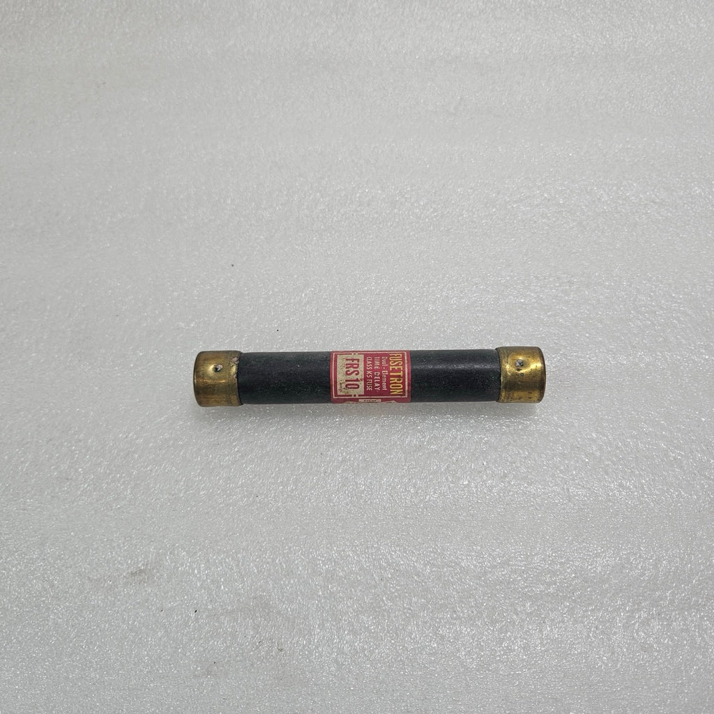 BUSSMANN FUSETRON FRS-10 DUAL ELEMENT TIME DELAY FUSE 10A 600V CLASS RK5 INDUSTR