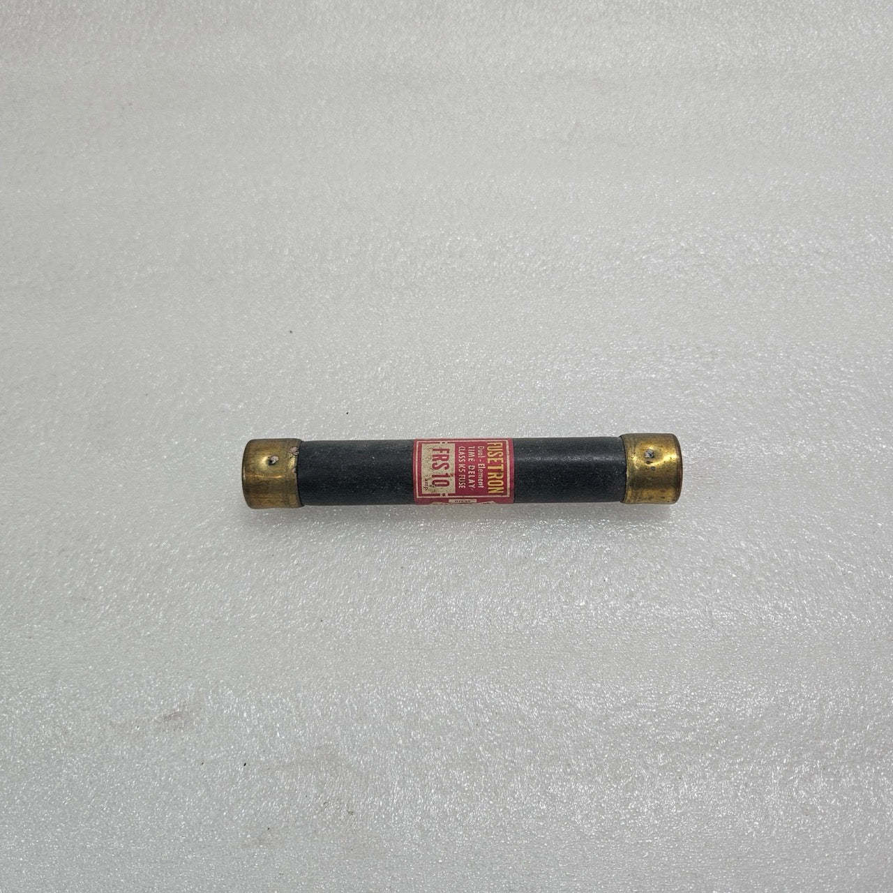 BUSSMANN FUSETRON FRS-10 DUAL ELEMENT TIME DELAY FUSE 10A 600V CLASS RK5 INDUSTR