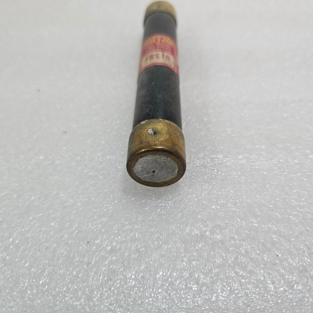 BUSSMANN FUSETRON FRS-10 DUAL ELEMENT TIME DELAY FUSE 10A 600V CLASS RK5 INDUSTR