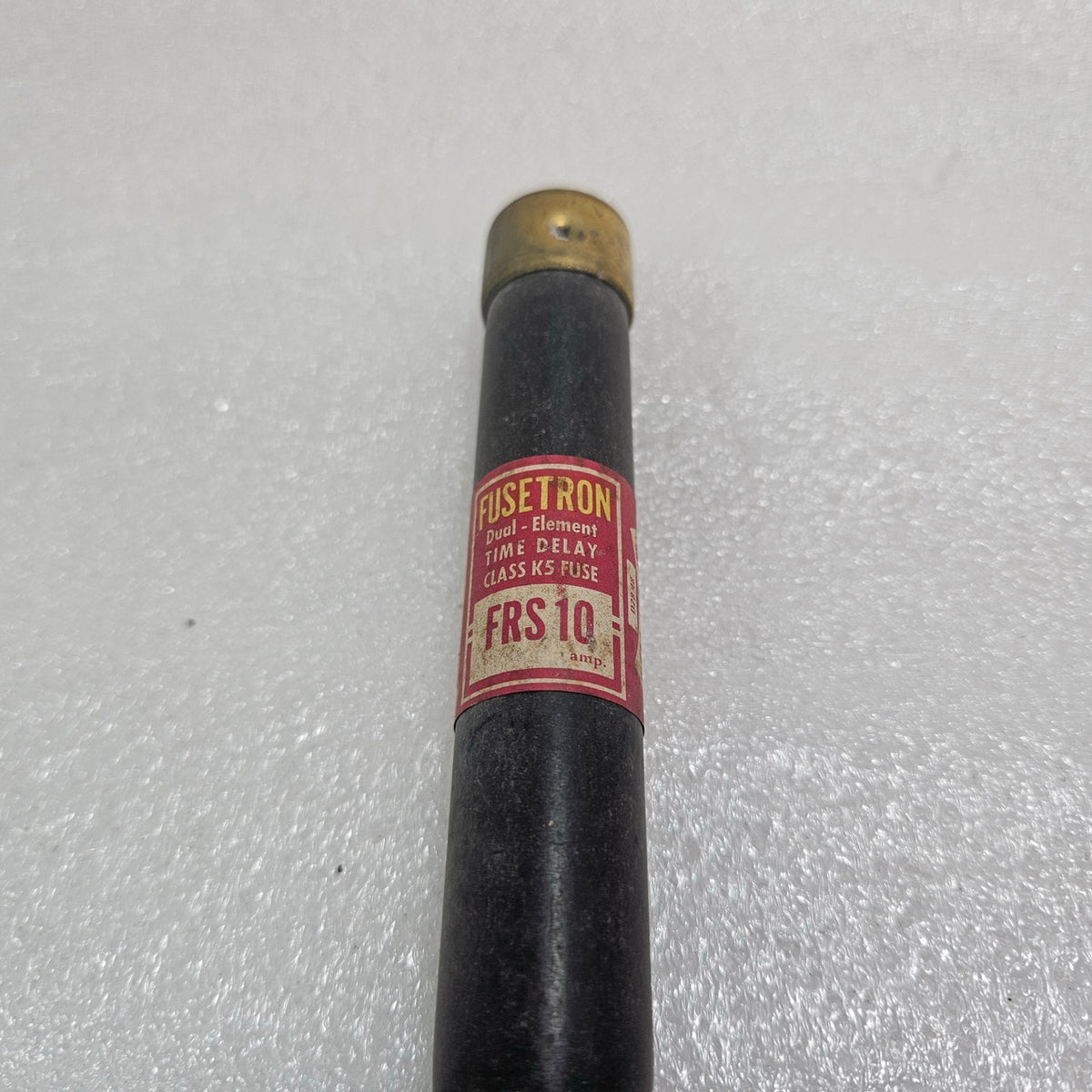 BUSSMANN FUSETRON FRS-10 DUAL ELEMENT TIME DELAY FUSE 10A 600V CLASS RK5 INDUSTR
