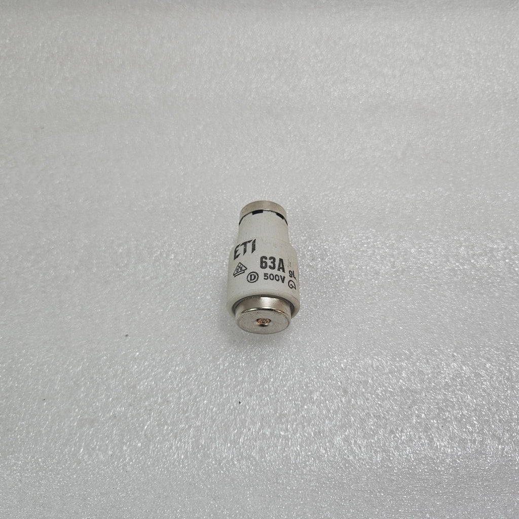 ETI 63A 500V D-TYPE CERAMIC BOTTLE FUSE INDUSTRIAL DIAZED SCREW FUSE