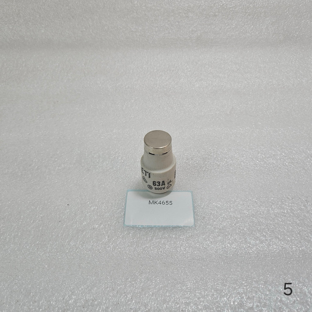ETI 63A 500V D-TYPE CERAMIC BOTTLE FUSE INDUSTRIAL DIAZED SCREW FUSE