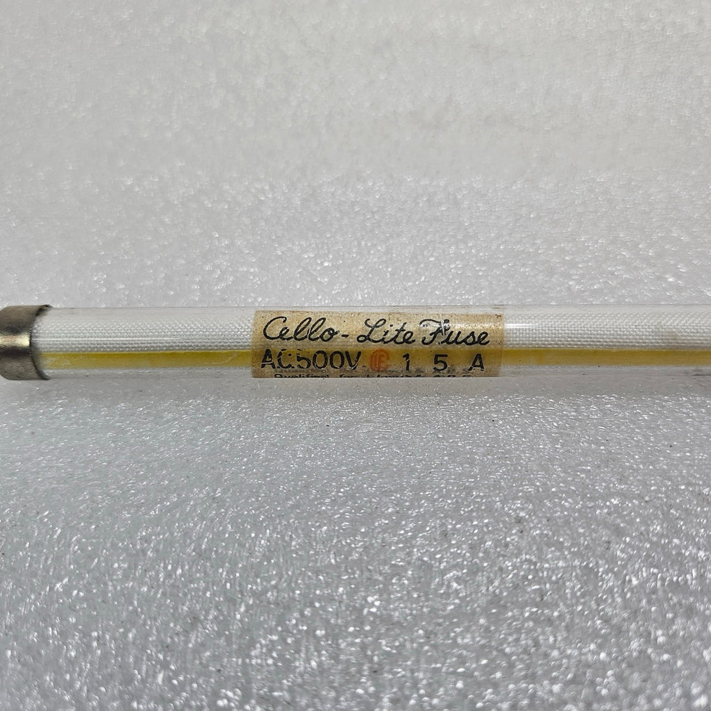CELLO-LITE AC 500V 15A INDUSTRIAL CARTRIDGE FUSE – HIGH VOLTAGE GLASS/CERAMIC FU