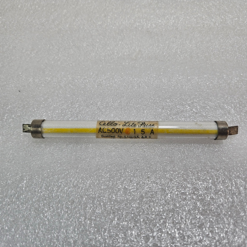 CELLO-LITE AC 500V 15A INDUSTRIAL CARTRIDGE FUSE – HIGH VOLTAGE GLASS/CERAMIC FU