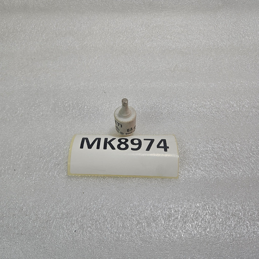 ETI 6A 500V DIAZED CERAMIC BOTTLE FUSE LINK GG D-TYPE INDUSTRIAL SCREW FUSE