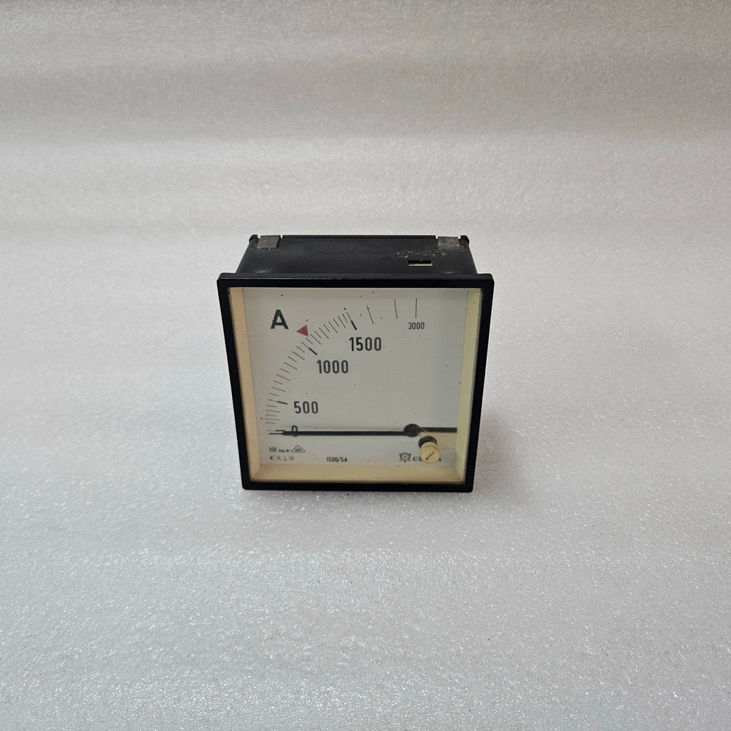 CELSA ANALOG AMMETER PANEL METER 0–3000A WITH 1500/5A CT INPUT