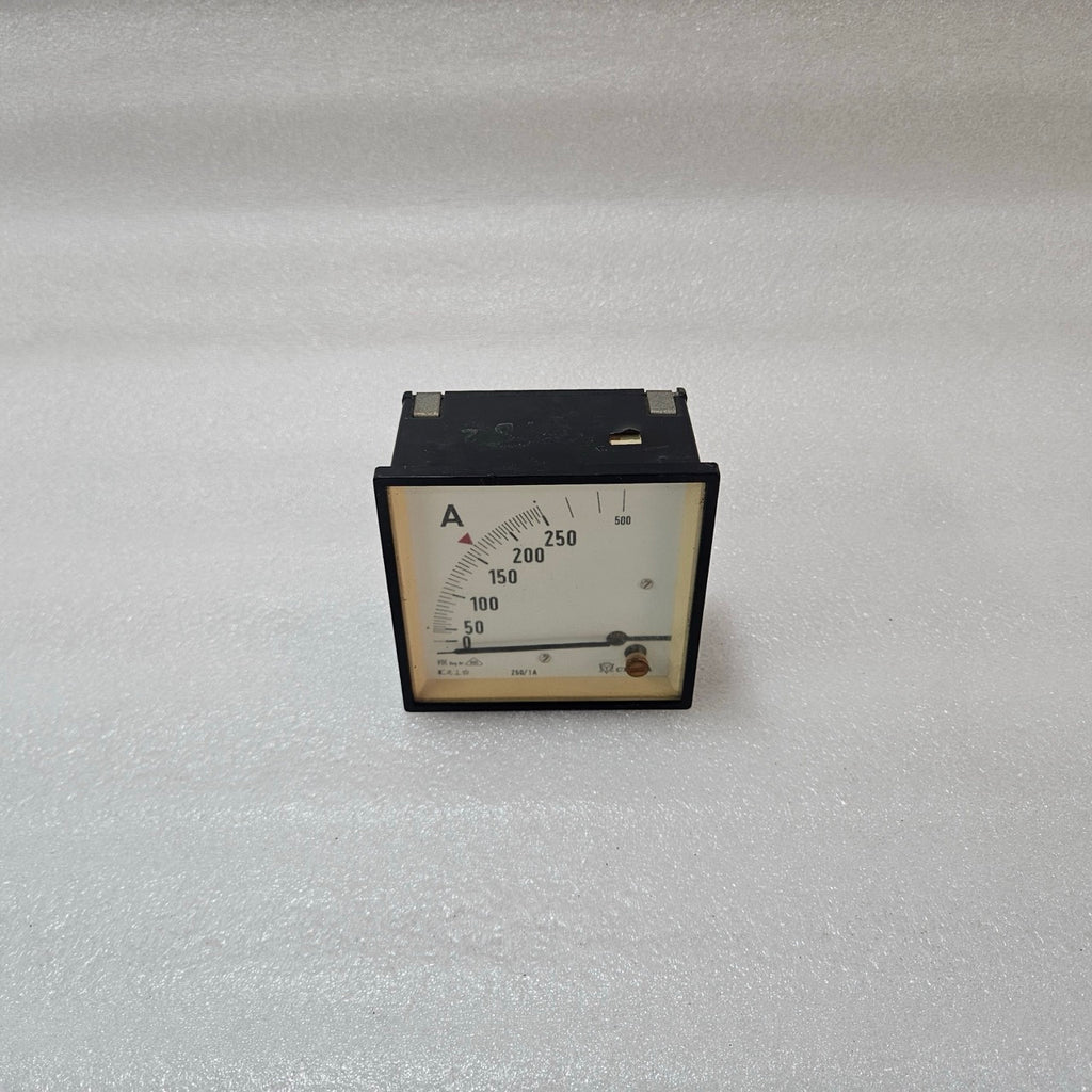 CELSA ANALOG AMMETER PANEL METER 0–500A WITH 250/1A CT INPUT INDUSTRIAL