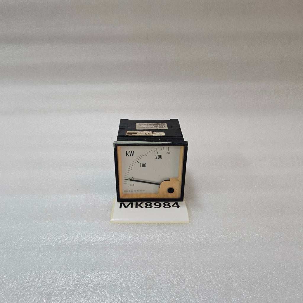 ELTROMA-TECHNIK ANALOG KW POWER METER PANEL METER 0–250 KW 440V 1A