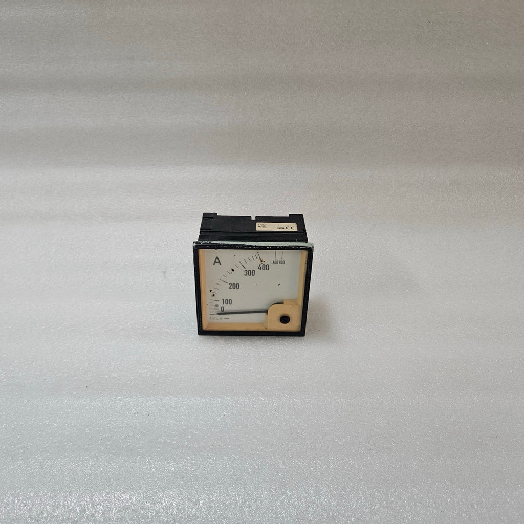 ELTROMA-TECHNIK ANALOG PANEL AMMETER 0–800 A CURRENT METER PANEL MOUNT 1/2A CT I