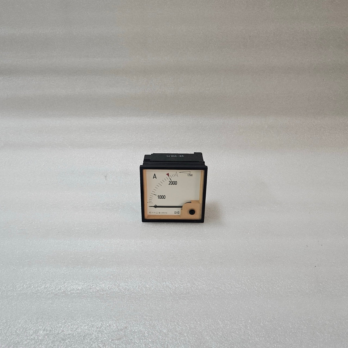 DEIF ANALOG PANEL AMMETER 0–2500A INDUSTRIAL PANEL MOUNT CURRENT METER 2500/5A