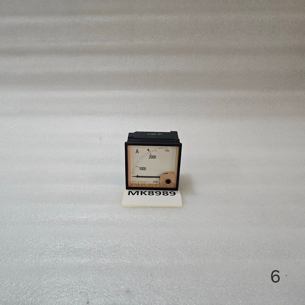 DEIF ANALOG PANEL AMMETER 0–2500A INDUSTRIAL PANEL MOUNT CURRENT METER 2500/5A