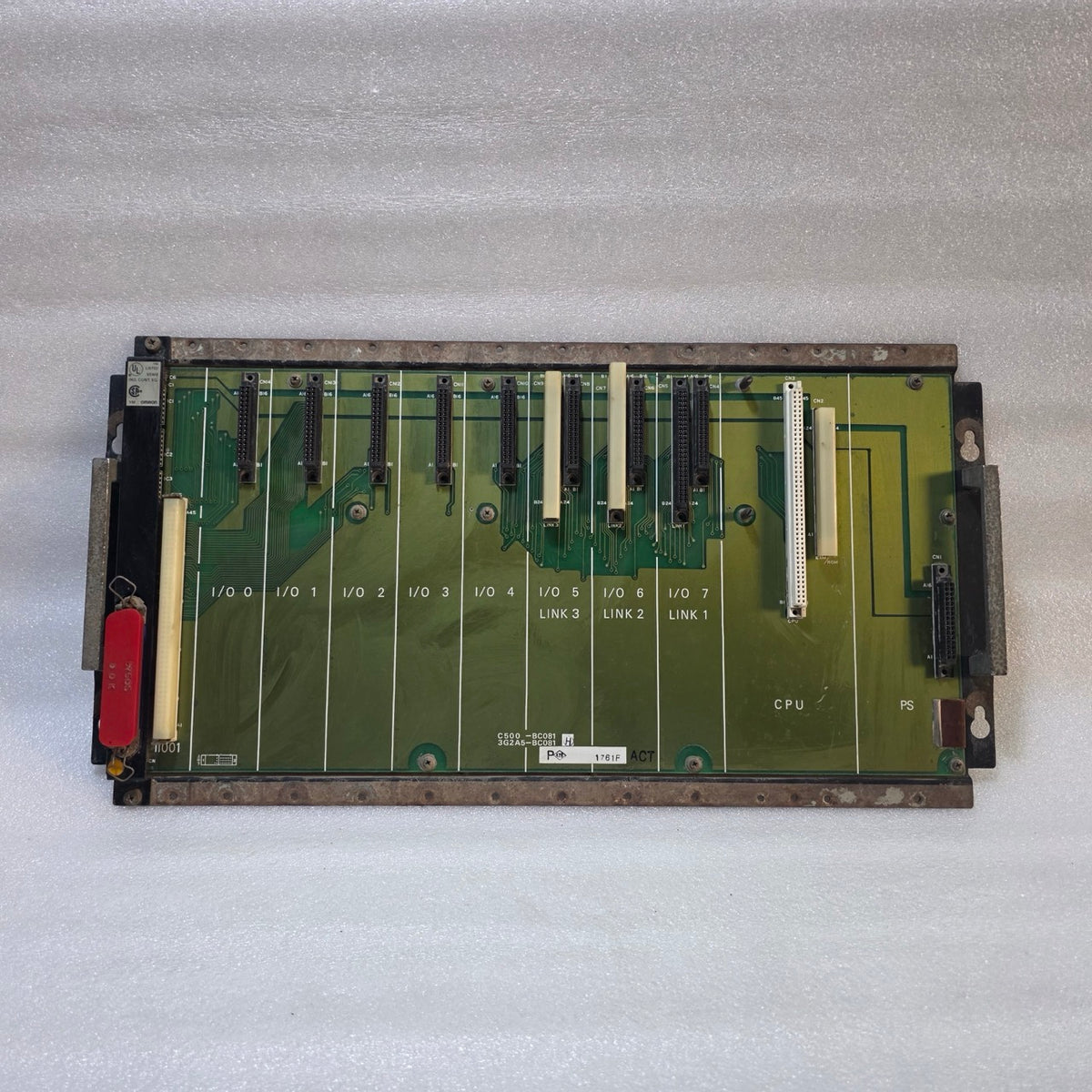 OMRON C500-BC081 PLC CPU BASE UNIT 3G2A5-BC081 INDUSTRIAL AUTOMATION RACK MODULE