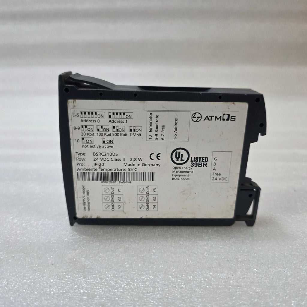ATMOS BSRC210DS OPEN ENERGY MANAGEMENT MODULE 24VDC CLASS II 2.8W INDUSTRIAL CON