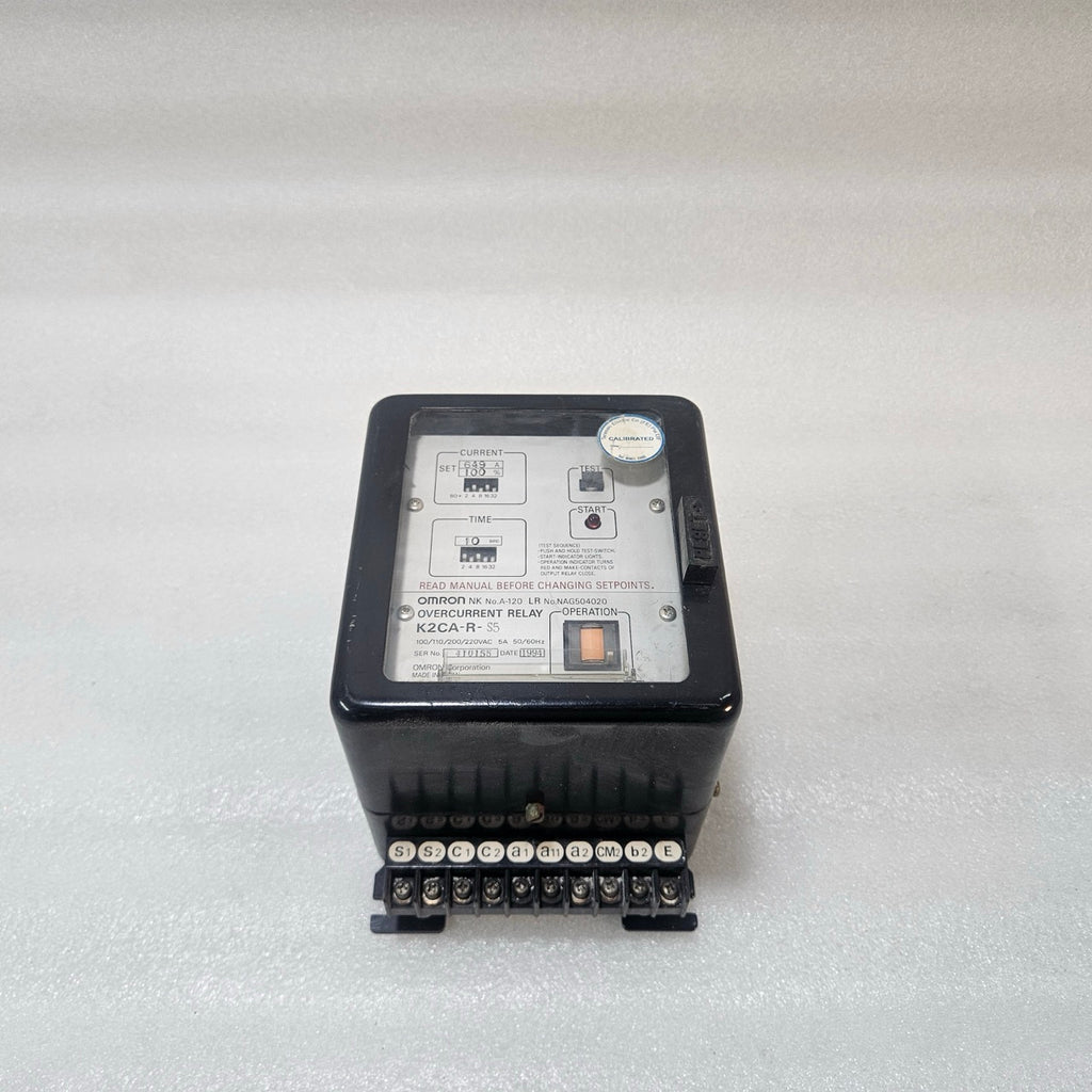 OMRON K2CA-R-S5 OVERCURRENT RELAY 649A 100–220VAC