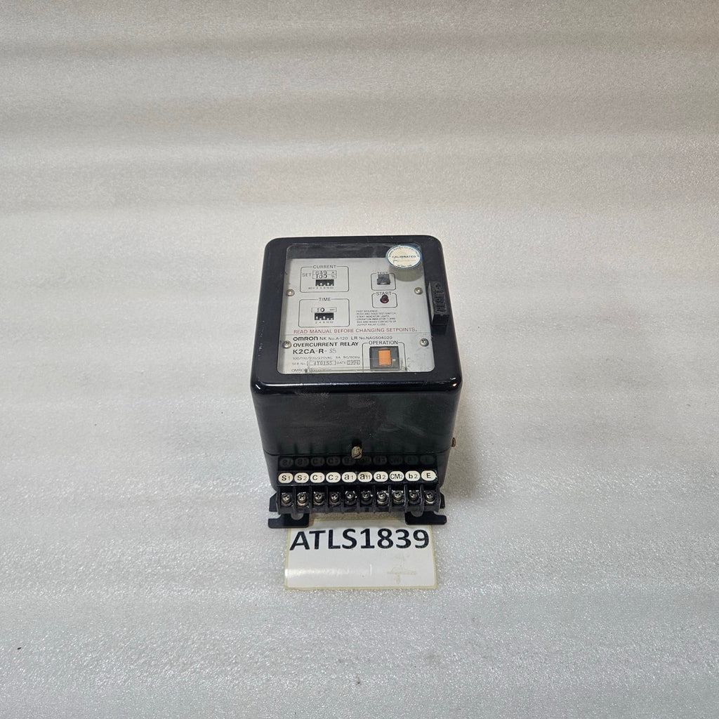 OMRON K2CA-R-S5 OVERCURRENT RELAY 649A 100–220VAC