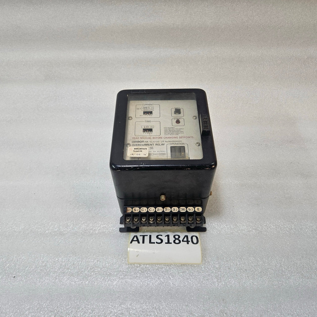 OMRON K2CA-R-S5 OVERCURRENT RELAY 353A 100–220VAC