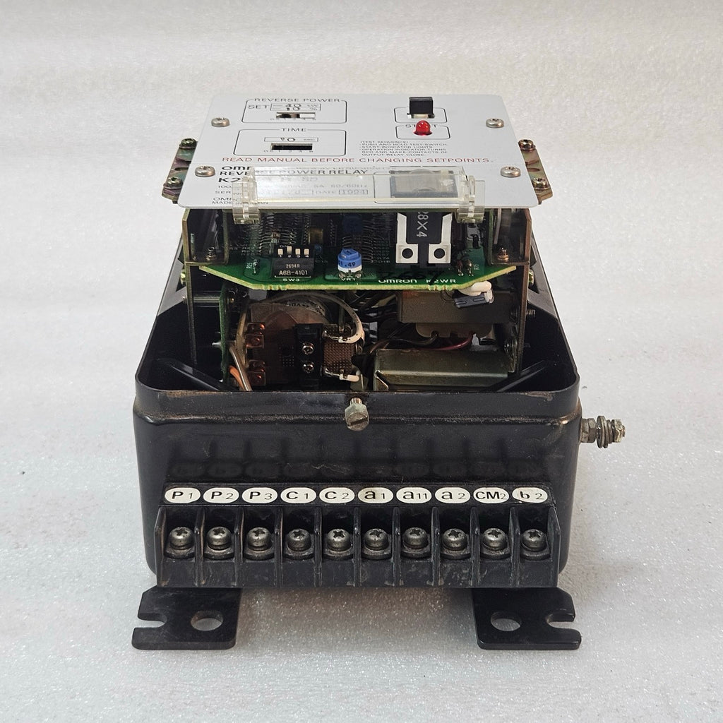 OMRON K2WR-R-S5 REVERSE POWER RELAY 40KW 100–220V GENERATOR PROTECTION RELAY