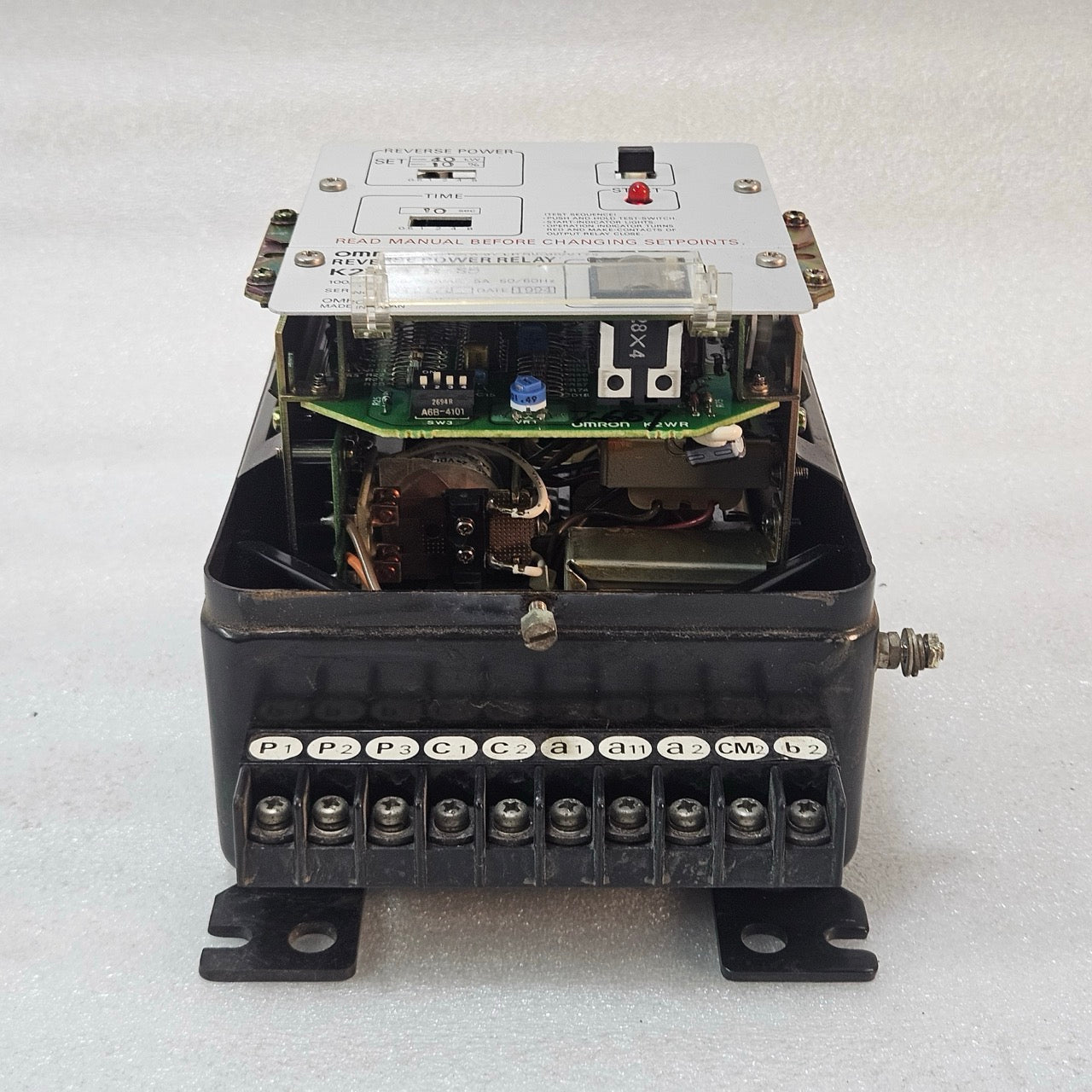 OMRON K2WR-R-S5 REVERSE POWER RELAY 40KW 100–220V GENERATOR PROTECTION RELAY
