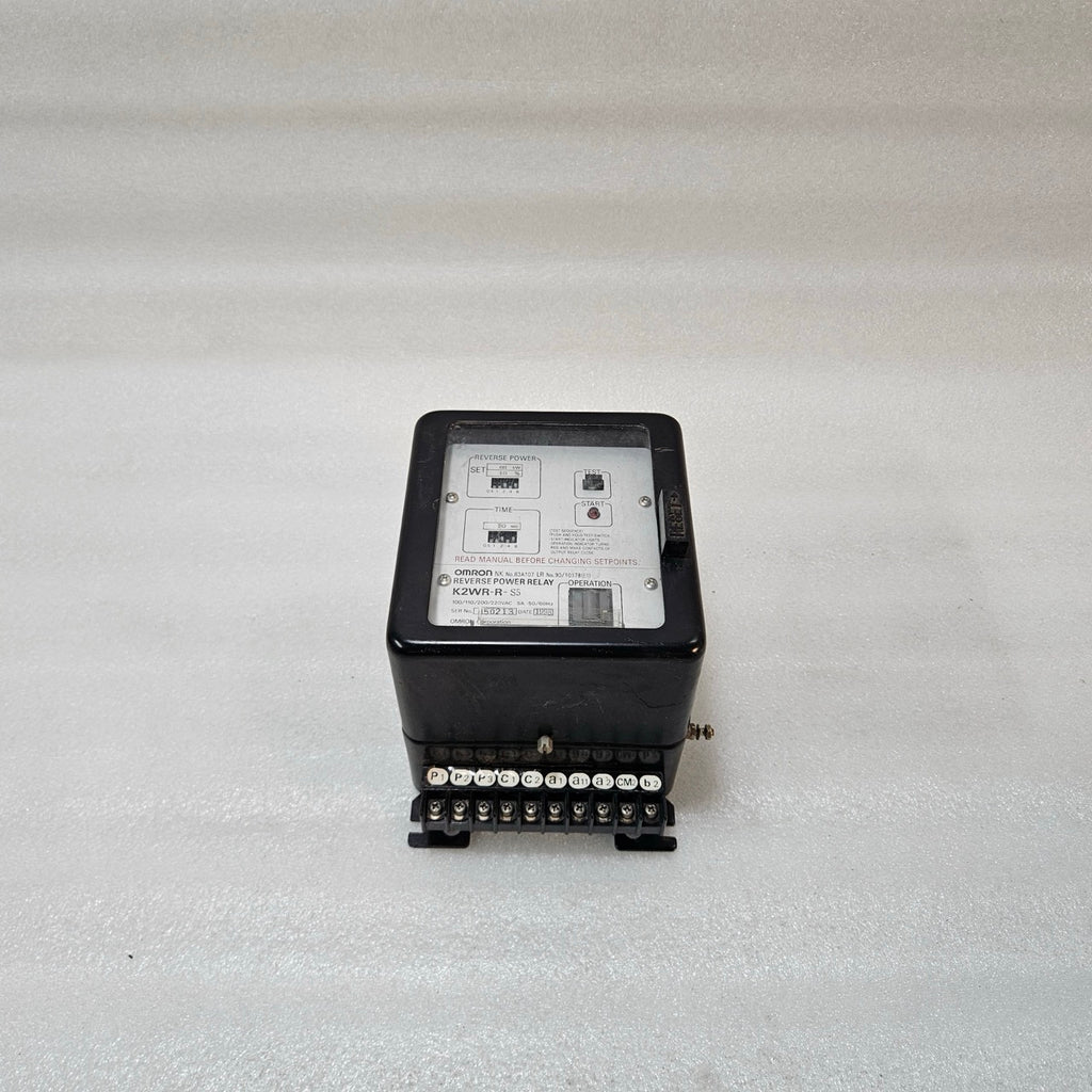 OMRON K2WR-R-S5 REVERSE POWER RELAY 88KW 100–220V GENERATOR PROTECTION RELAY