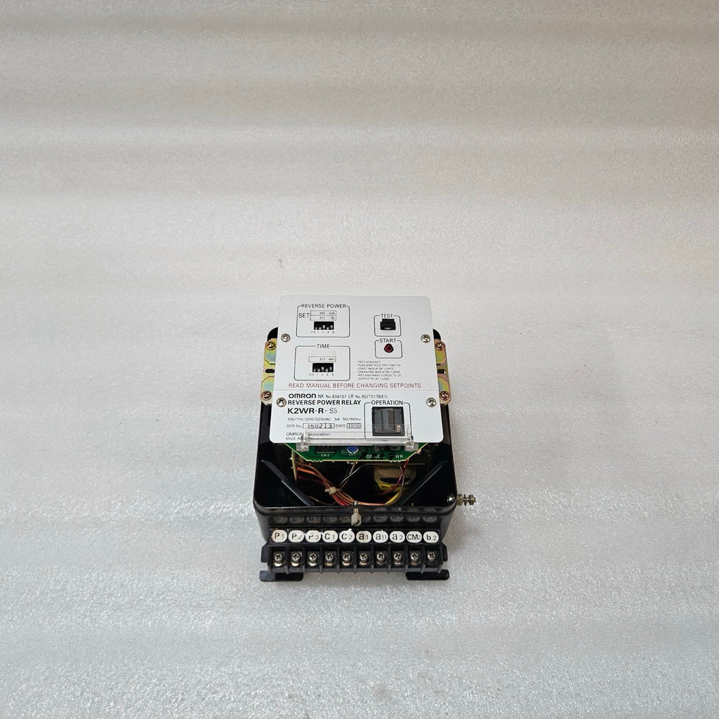 OMRON K2WR-R-S5 REVERSE POWER RELAY 88KW 100–220V GENERATOR PROTECTION RELAY