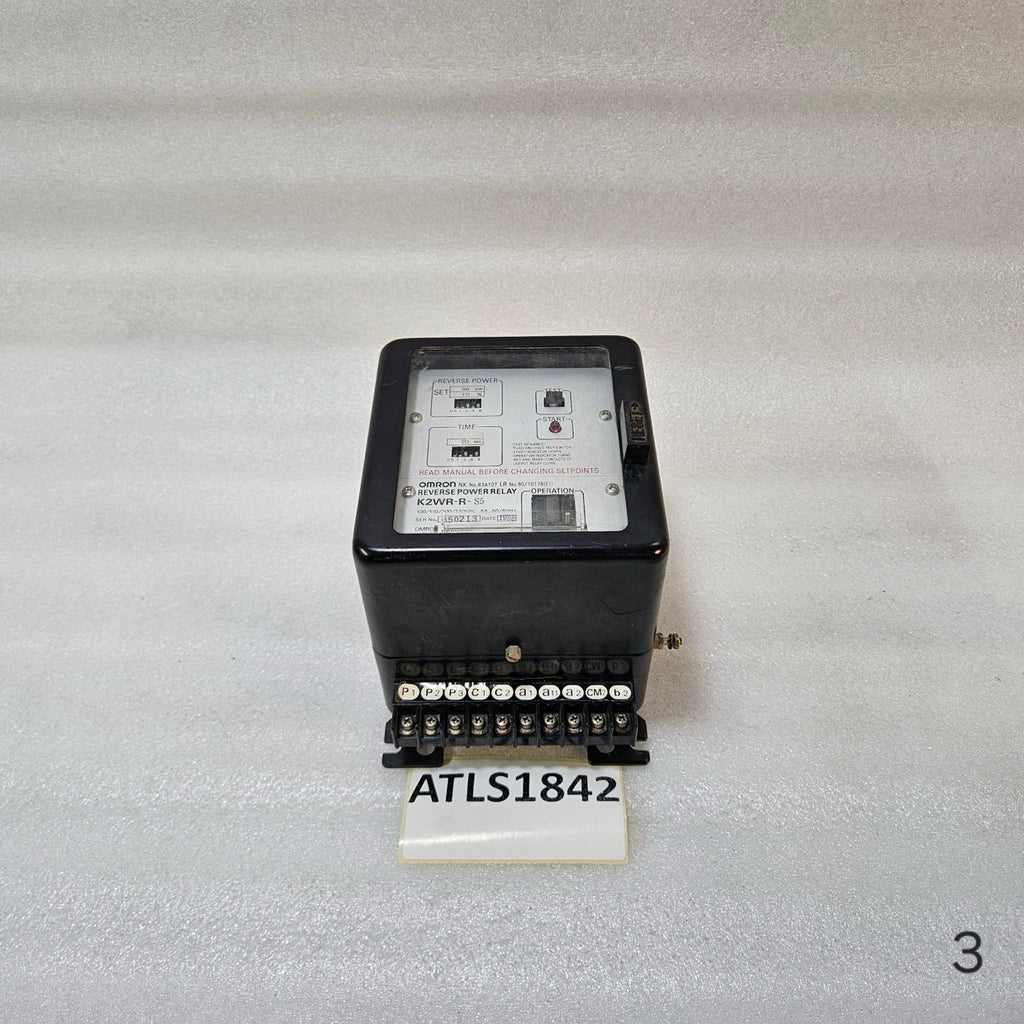 OMRON K2WR-R-S5 REVERSE POWER RELAY 88KW 100–220V GENERATOR PROTECTION RELAY