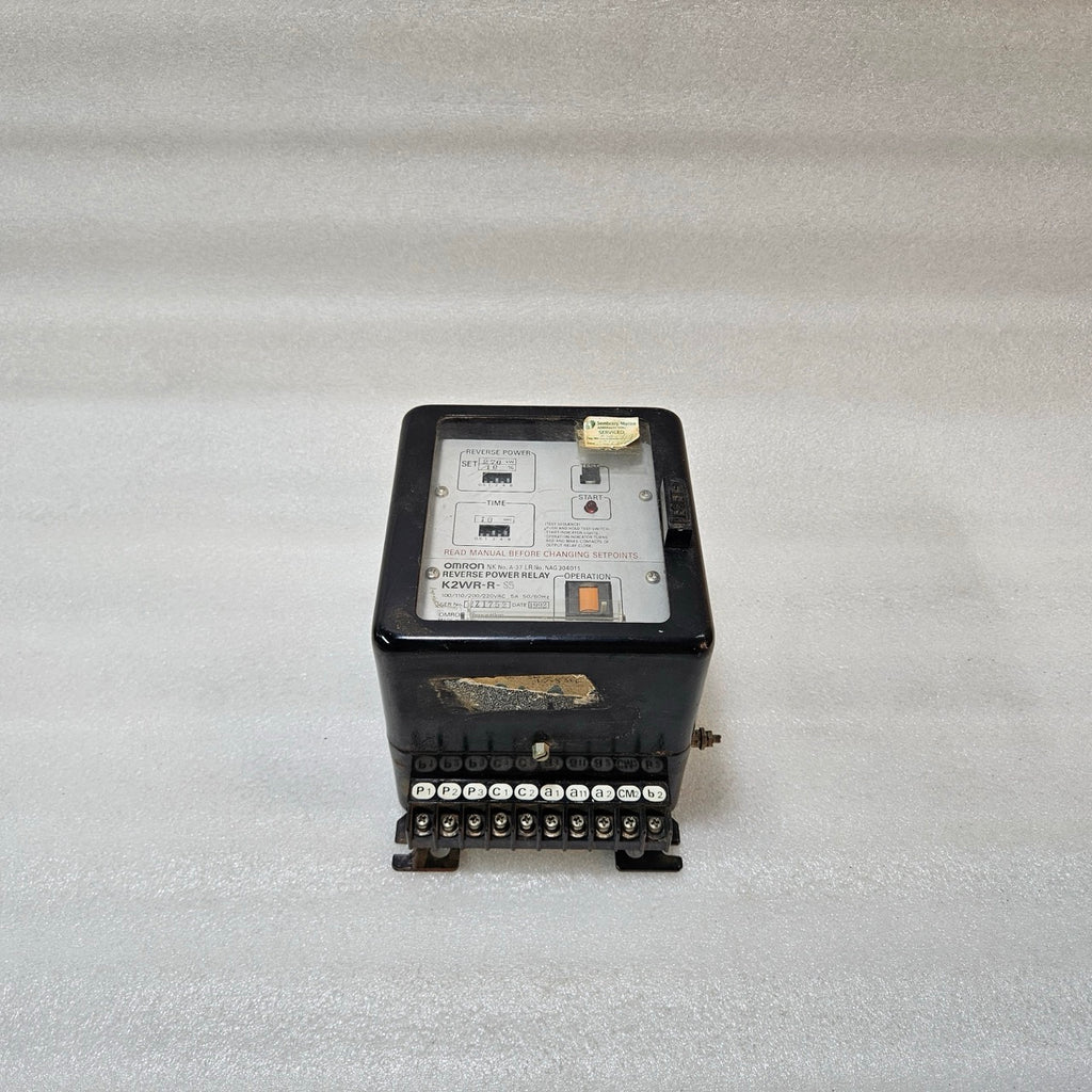 OMRON K2WR-R-S5 REVERSE POWER RELAY 270KW 100–220V GENERATOR PROTECTION RELAY