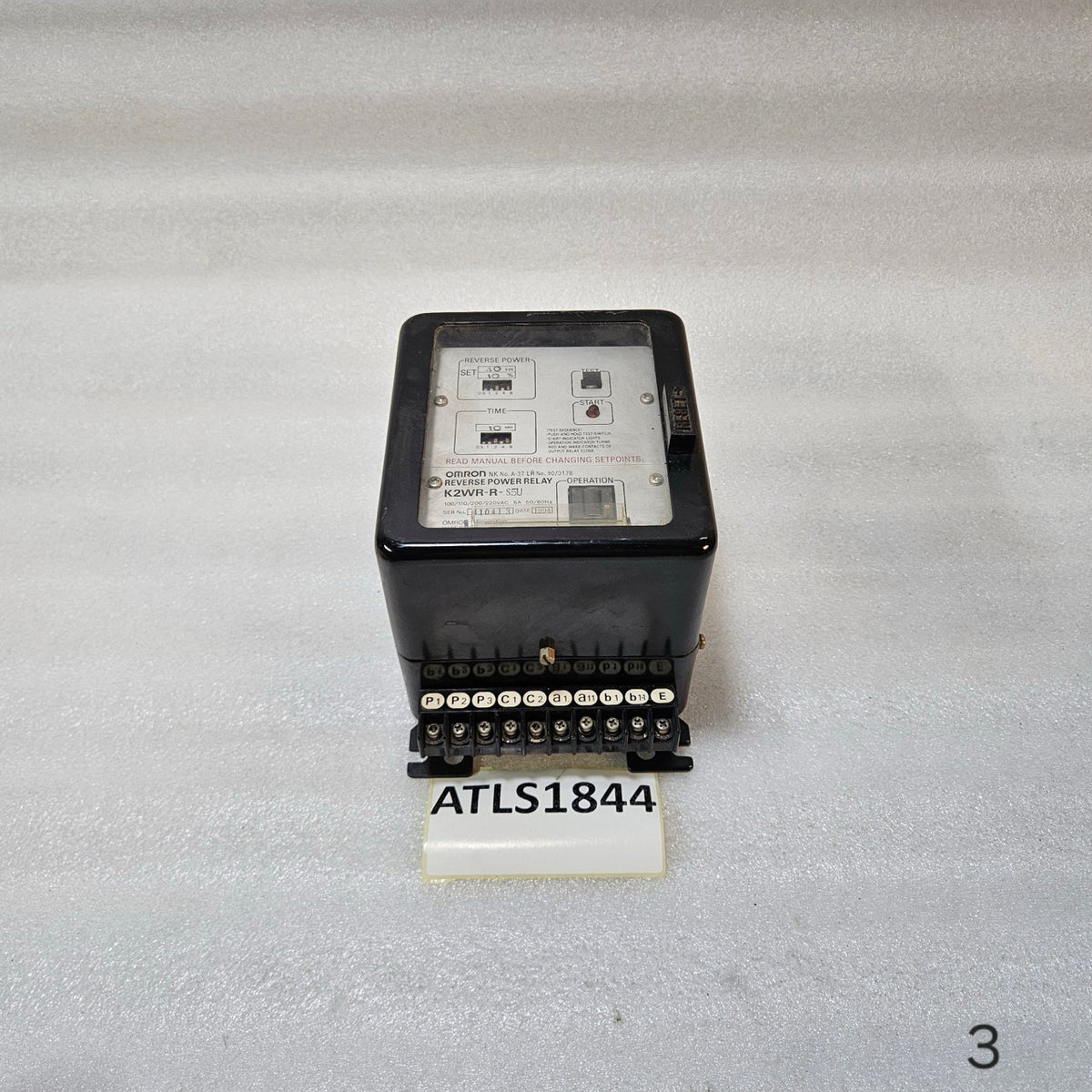 OMRON K2WR-R-S5U REVERSE POWER RELAY | GENERATOR PROTECTION RELAY 40KW
