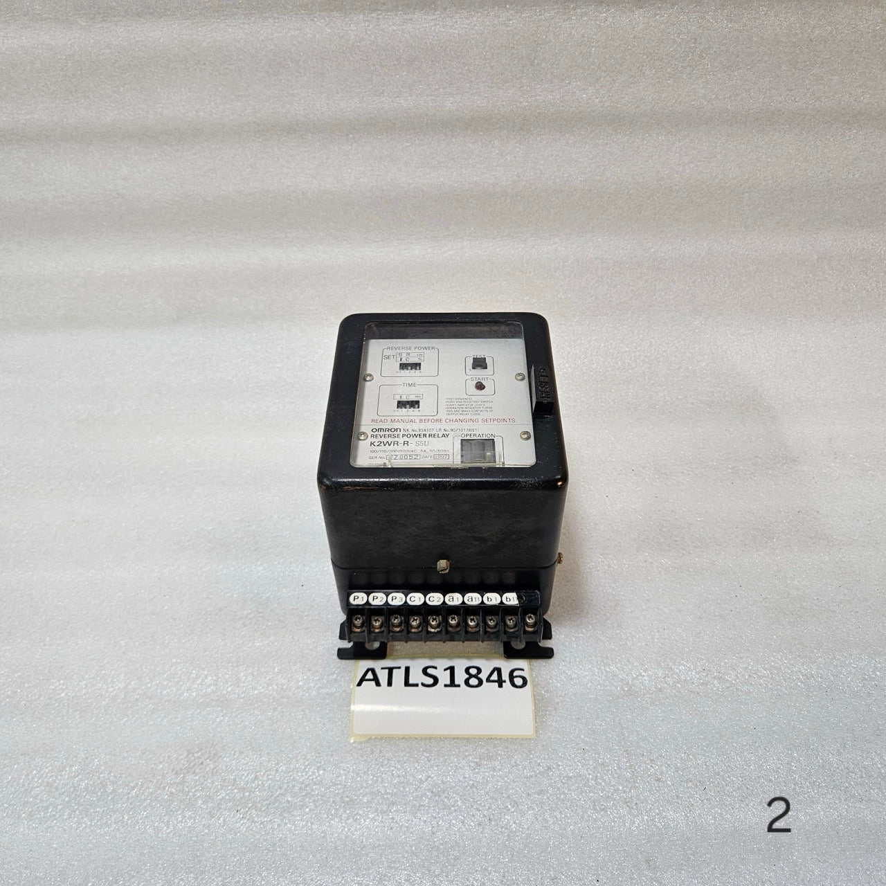 OMRON K2WR-R-S5U REVERSE POWER RELAY | GENERATOR PROTECTION RELAY 68KW