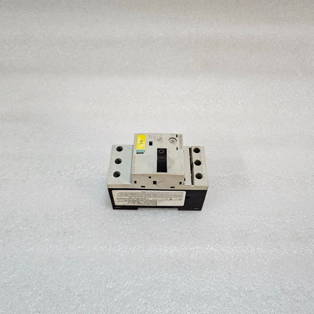 SIEMENS SIRIUS 3RV1011-1BA10 MOTOR PROTECTION CIRCUIT BREAKER MPCB 1.4–2A CLASS