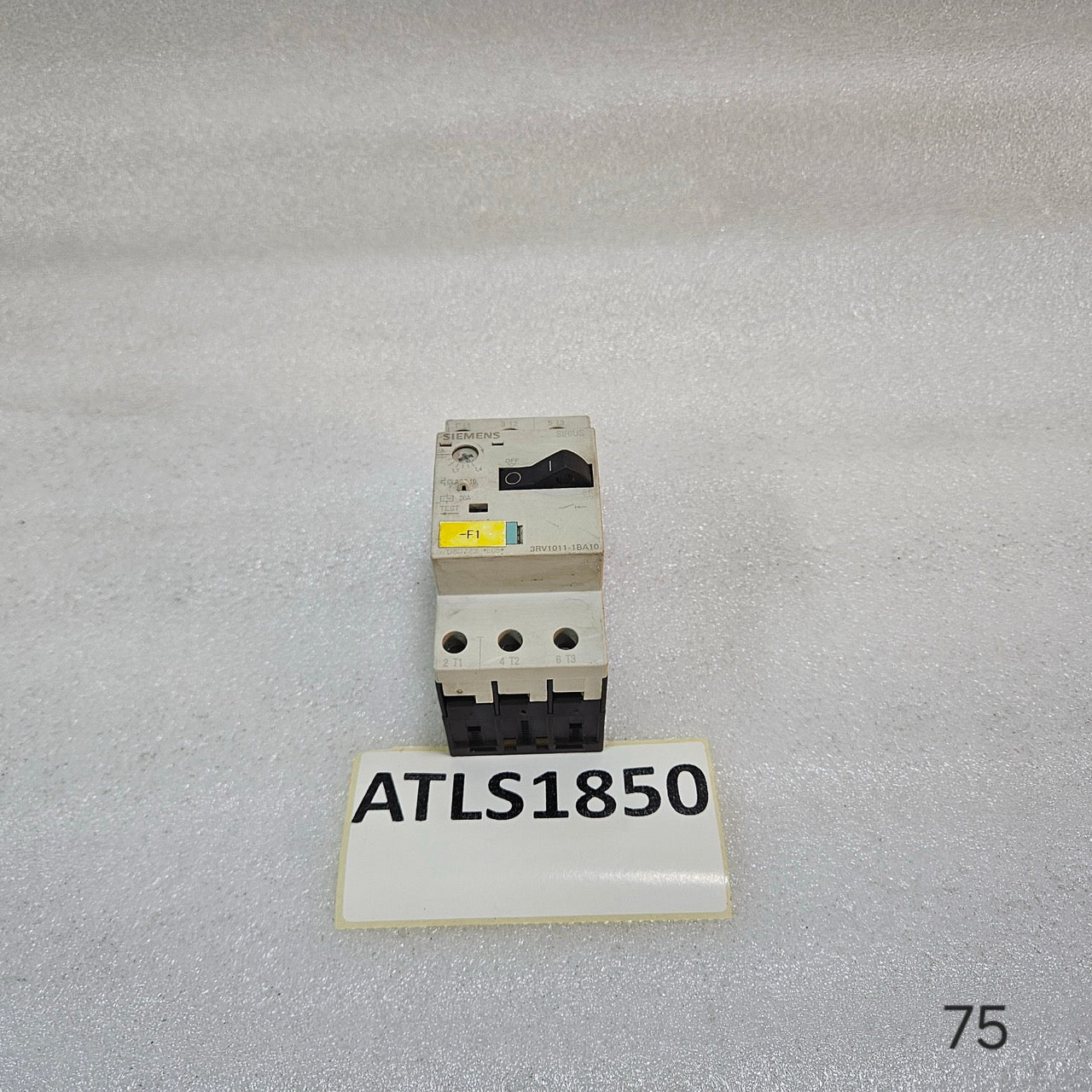 SIEMENS SIRIUS 3RV1011-1BA10 MOTOR PROTECTION CIRCUIT BREAKER MPCB 1.4–2A CLASS