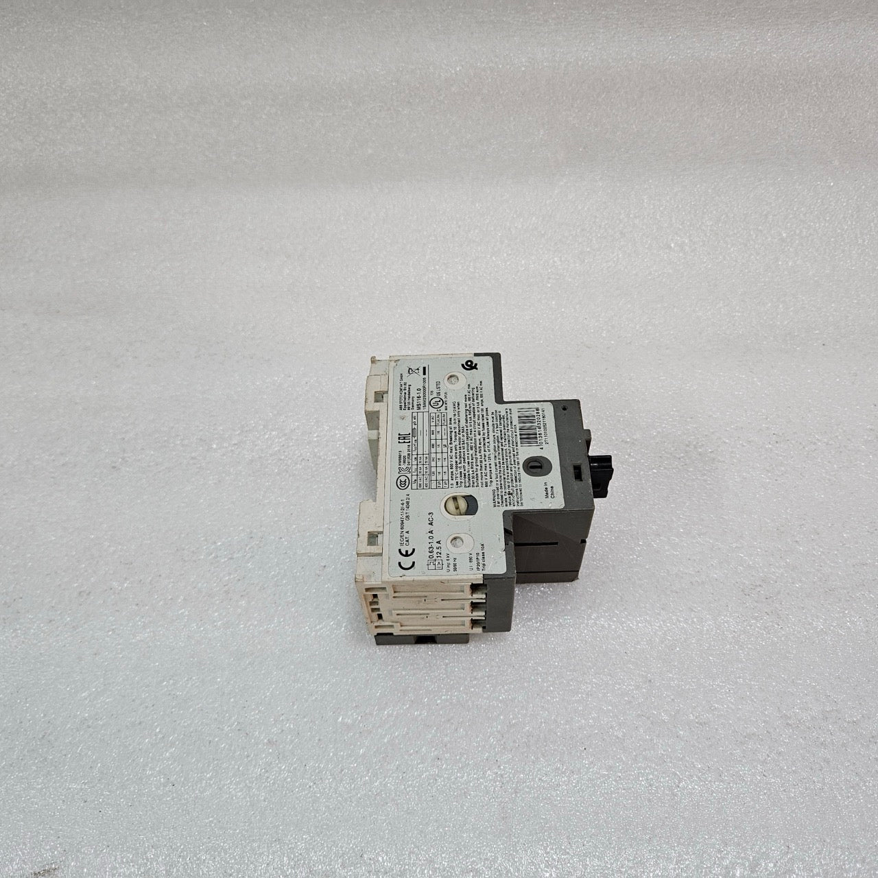 ABB MS116-1.0 MANUAL MOTOR STARTER / MOTOR PROTECTION CIRCUIT BREAKER 0.63–1.0A