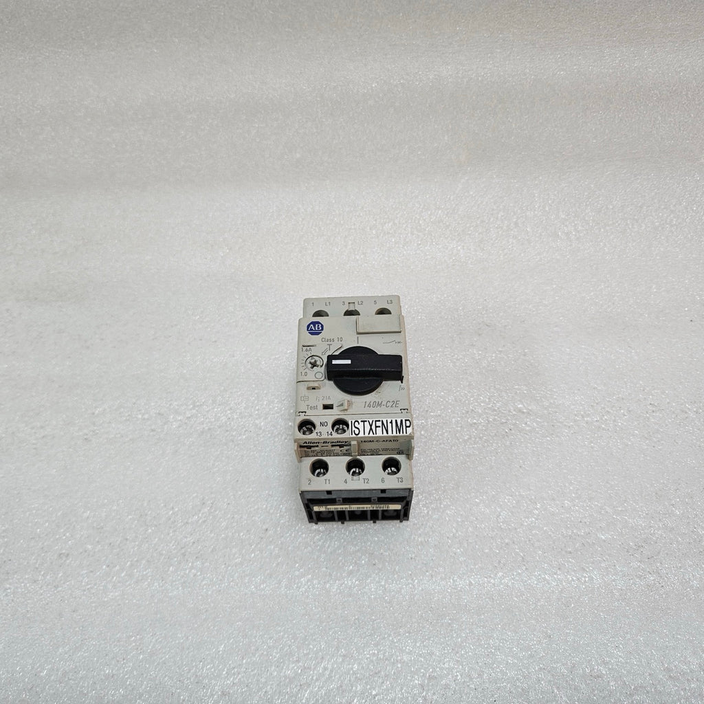ALLEN-BRADLEY 140M-C2E-B16 MOTOR PROTECTION CIRCUIT BREAKER 1.0–1.6A CLASS 10 MA
