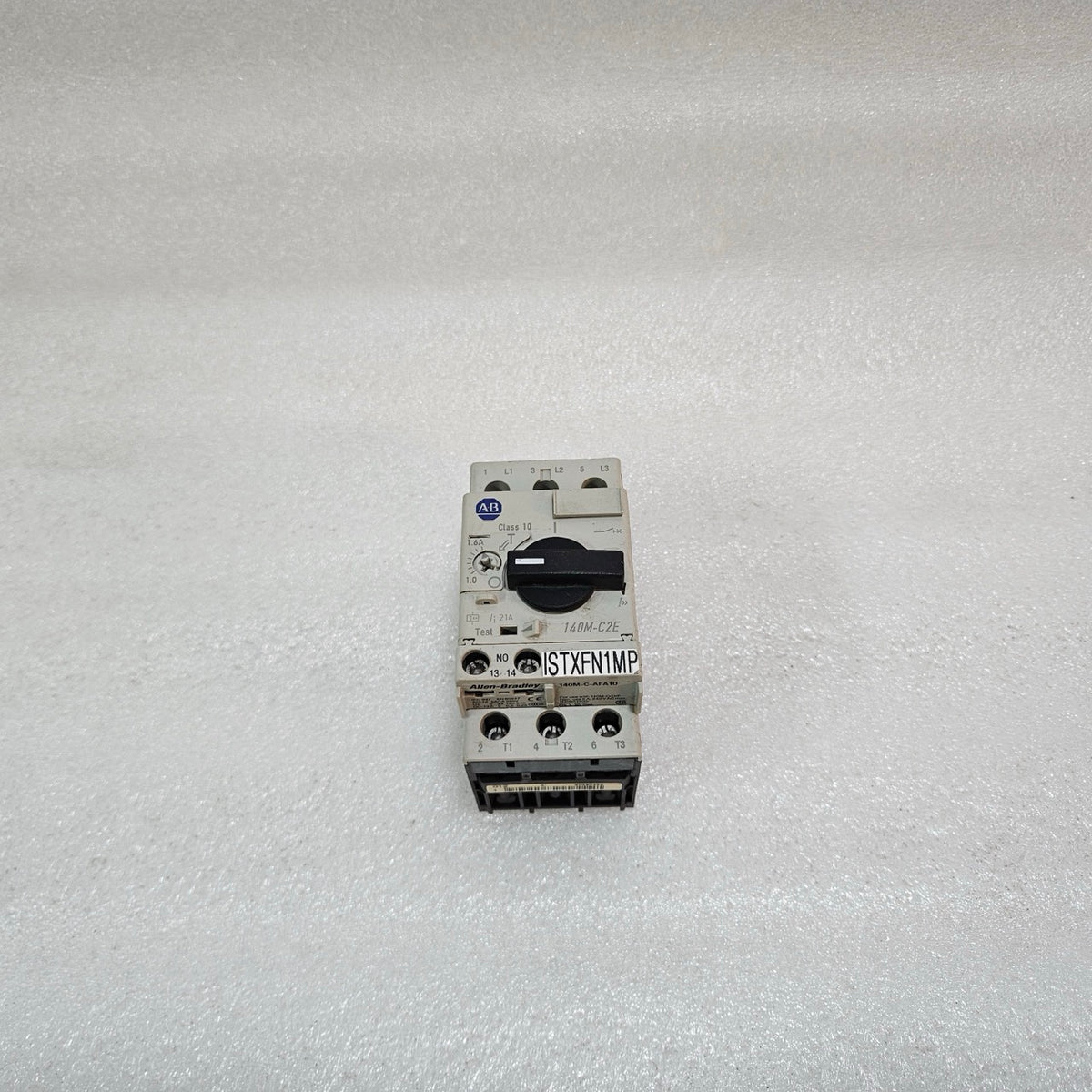 ALLEN-BRADLEY 140M-C2E-B16 MOTOR PROTECTION CIRCUIT BREAKER 1.0–1.6A CLASS 10 MA
