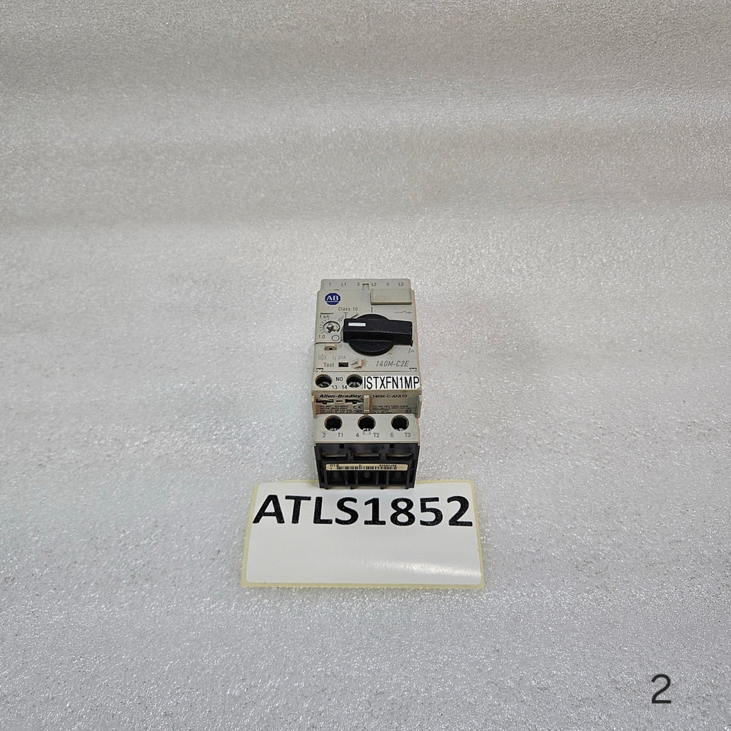 ALLEN-BRADLEY 140M-C2E-B16 MOTOR PROTECTION CIRCUIT BREAKER 1.0–1.6A CLASS 10 MA