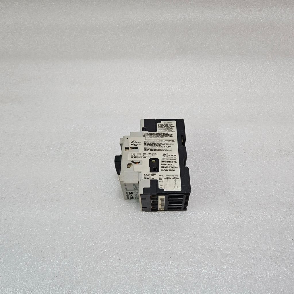 ALLEN-BRADLEY 140M-C2E-B40 MOTOR PROTECTION CIRCUIT BREAKER 2.5–4.0A CLASS 10 MA