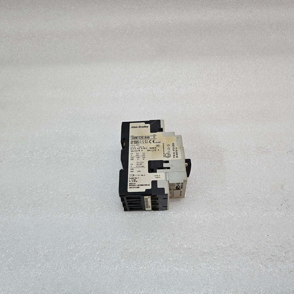 ALLEN-BRADLEY 140M-C2E-B40 MOTOR PROTECTION CIRCUIT BREAKER 2.5–4.0A CLASS 10 MA