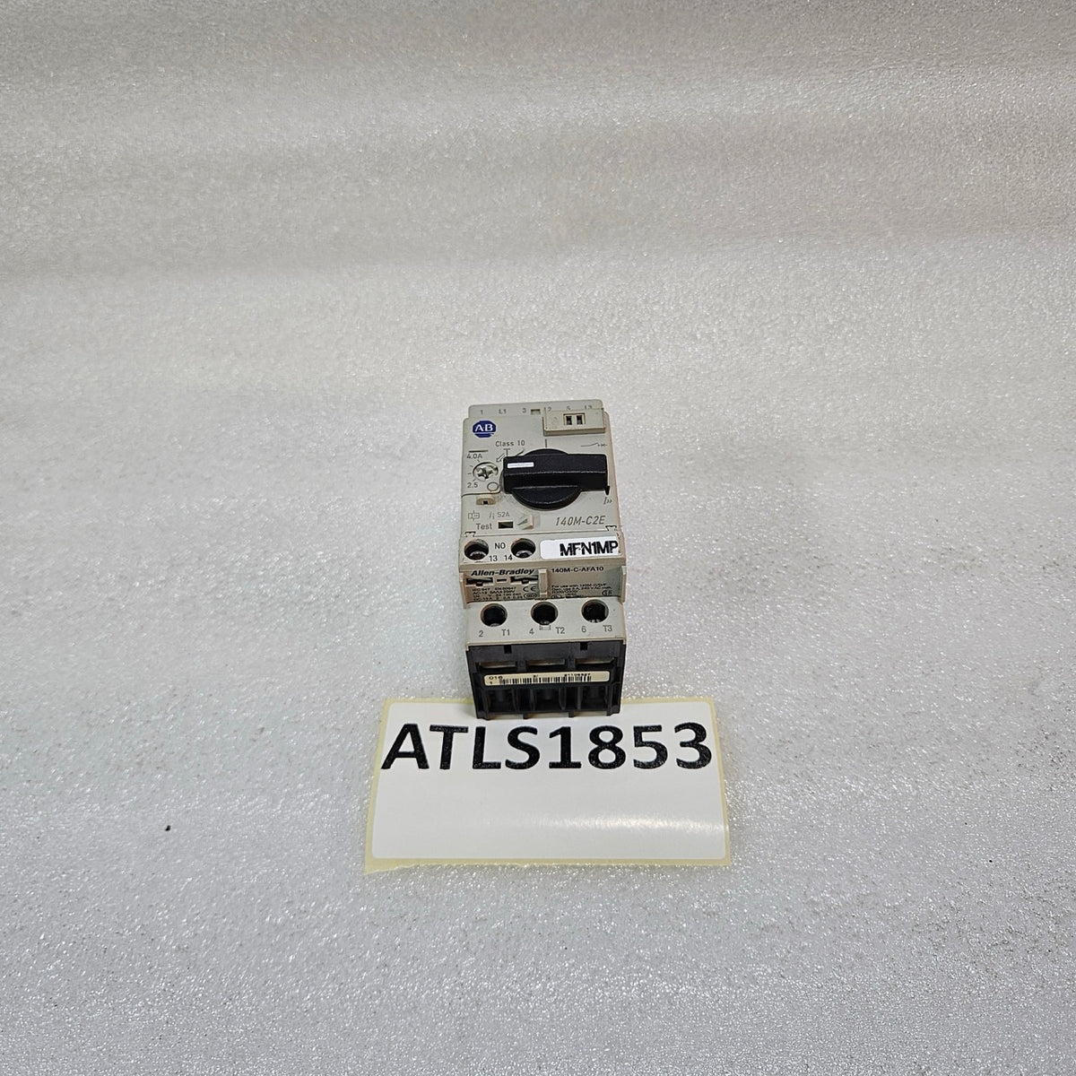 ALLEN-BRADLEY 140M-C2E-B40 MOTOR PROTECTION CIRCUIT BREAKER 2.5–4.0A CLASS 10 MA