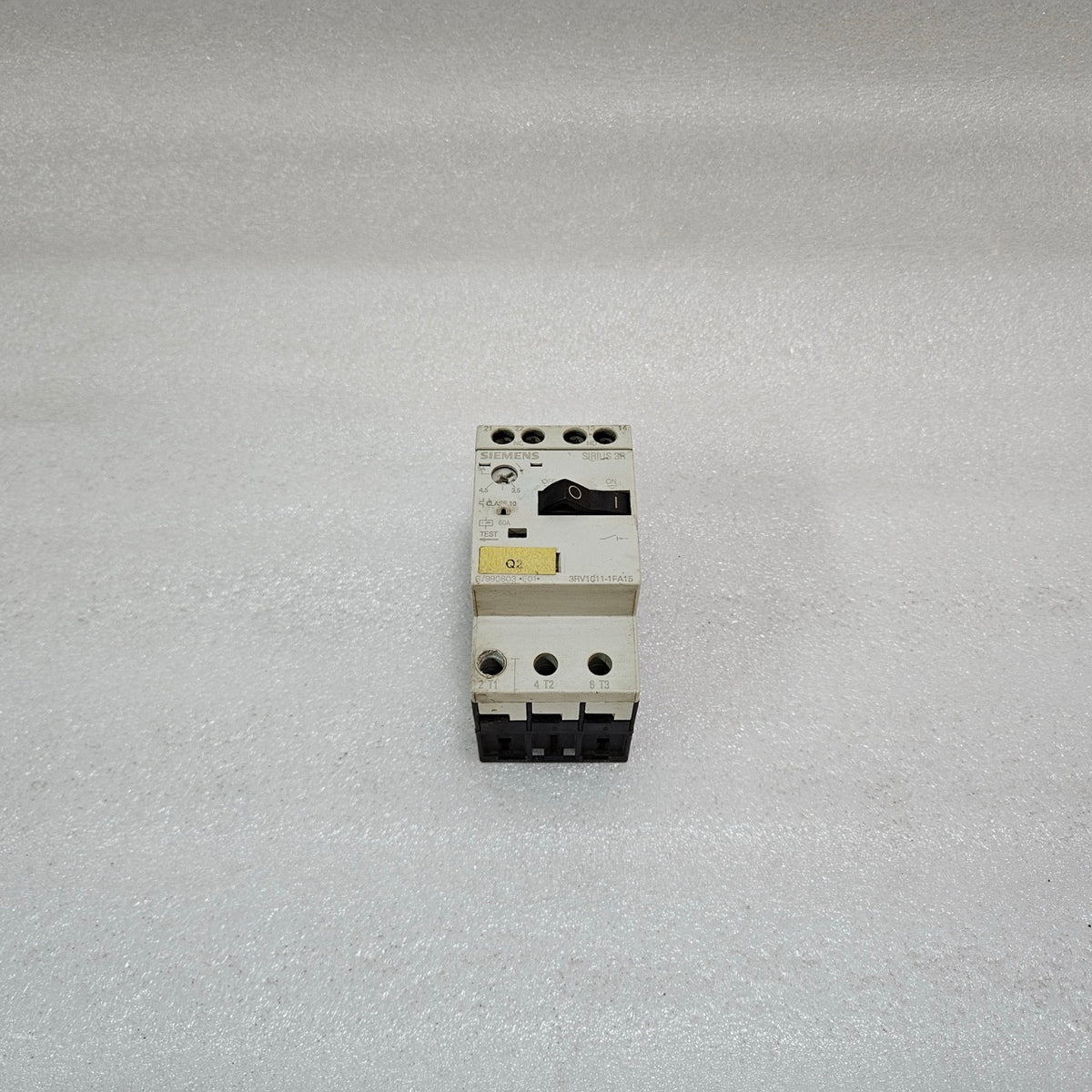 SIEMENS SIRIUS 3RV1011-1FA15 MOTOR PROTECTION CIRCUIT BREAKER MPCB 3.5–5A CLASS