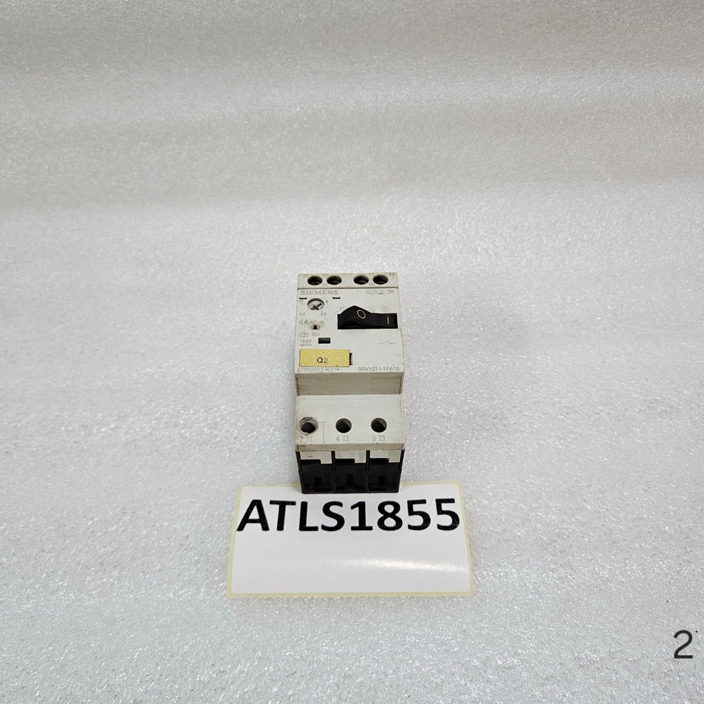 SIEMENS SIRIUS 3RV1011-1FA15 MOTOR PROTECTION CIRCUIT BREAKER MPCB 3.5–5A CLASS